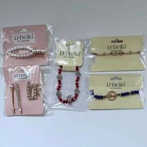 Hamsa Hand Bracelet and Hair Clip Lot